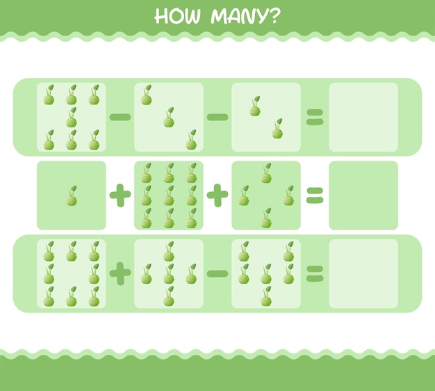 Counting Pear-Shaped Symbols in a Whimsical Math Grid | Jiffy Designs