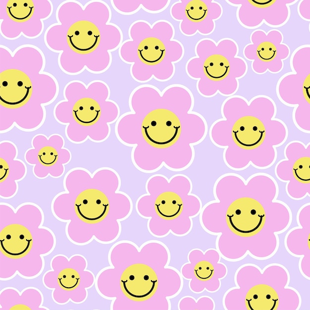 Cheerful Floral Smiley Face Collection | Jiffy Designs