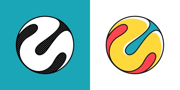 Vibrant Abstract Shapes in Playful Circular Designs | Jiffy Designs