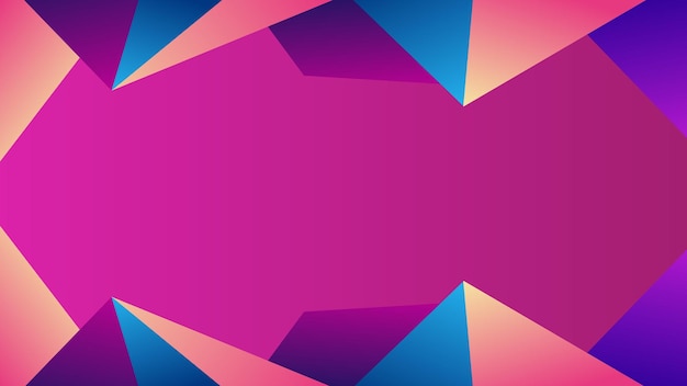 Vibrant Geometric Shapes in Neon Hues | Jiffy Designs