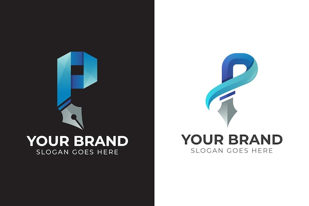 Elegant Monogram Logo with Vibrant Gradient Accents | Jiffy Designs