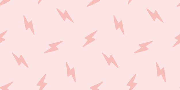 Striking Pink Lightning Bolt Pattern | Jiffy Designs
