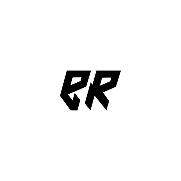Striking Monogram Logo with Bold PR Initials | Jiffy Designs