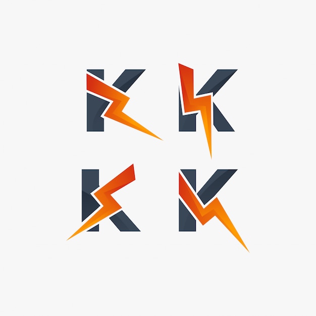 Striking Geometric Lightning Bolt Symbols in Vibrant Colors | Jiffy Designs