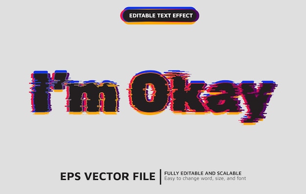 Vibrant Glitch Text with Distorted Retro Effect | Jiffy Designs