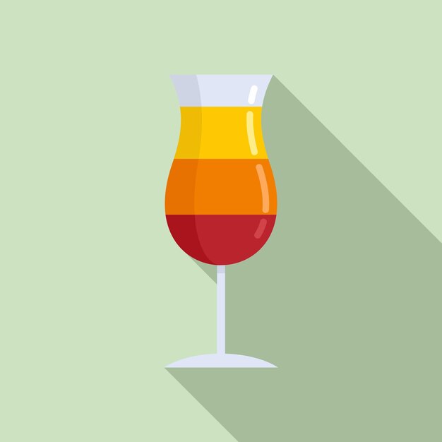 Vibrant Layered Cocktail Drink in Tall Glass | Jiffy Designs