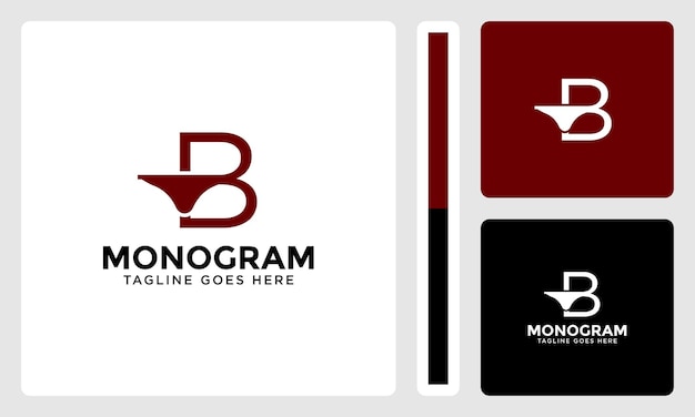 Elegant Monogram Logo with Minimalist Typographic Design | Jiffy Designs
