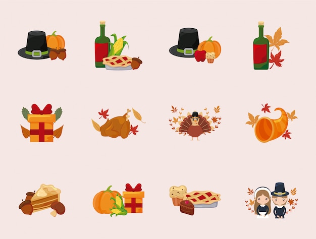 Vibrant Thanksgiving Symbols and Delectable Delights | Jiffy Designs