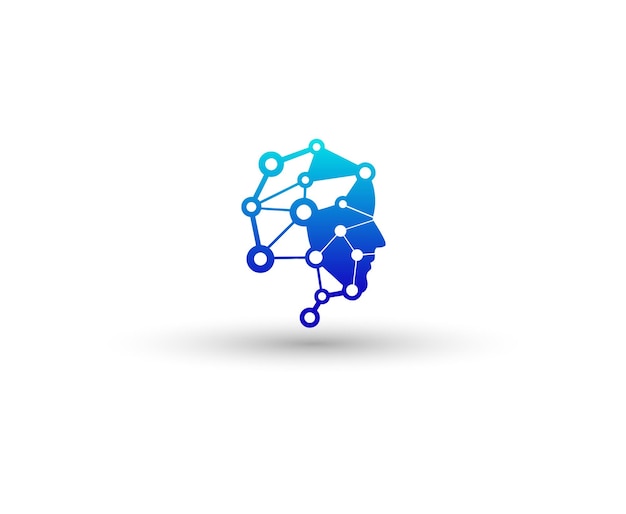 Interconnected Nodes in Vibrant Blue Tones | Jiffy Designs