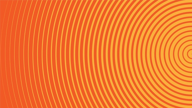 Vibrant Concentric Circles in Warm Tones | Jiffy Designs