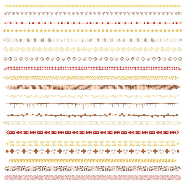 Vibrant Ethnic Patterns and Decorative Borders Collection | Jiffy Designs