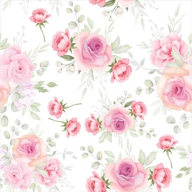 Delicate Floral Bouquet: Soft Pastel Roses and Greenery | Jiffy Designs