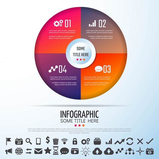 Vibrant Infographic with Circular Layout and Minimalist Icons | Jiffy ...