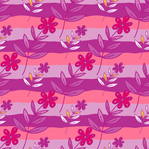 Vibrant Floral Pattern in Shades of Pink | Jiffy Designs
