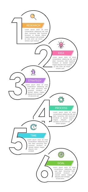 Innovative Business Process Infographic with Vibrant Icons | Jiffy Designs