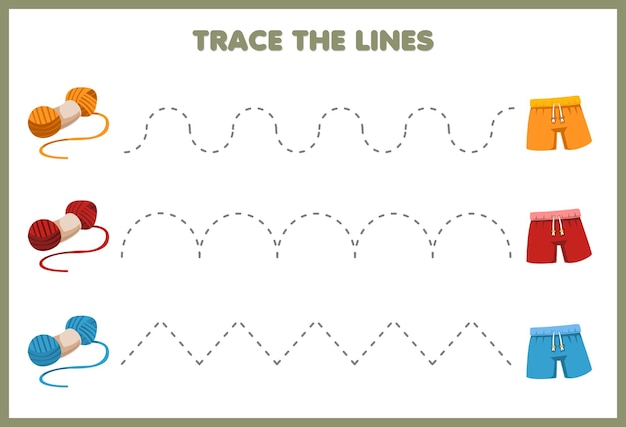Fun Fitness Tracing Activity with Sports Gear Visuals | Jiffy Designs