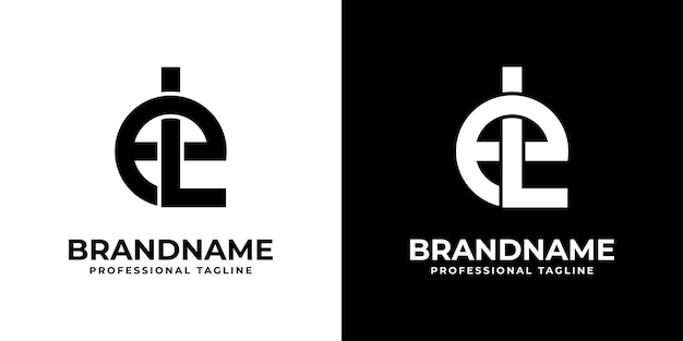 Minimalist Monogram Logo with Elegant Letter Combination | Jiffy Designs