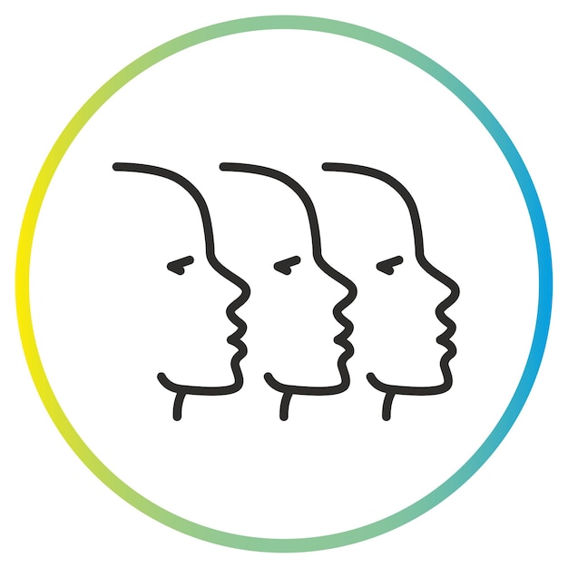 Diverse Profiles in Vibrant Circular Frame | Jiffy Designs
