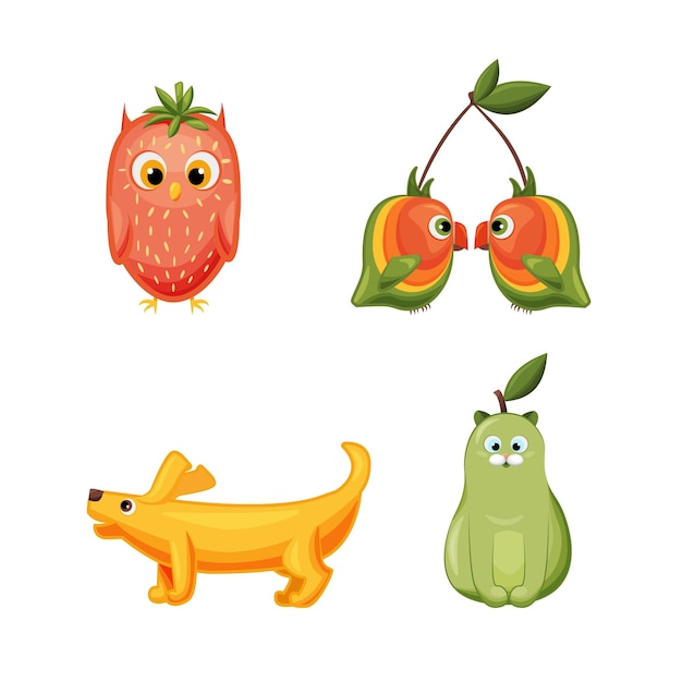 Charming Fruit and Vegetable Characters in Playful Collection | Jiffy ...