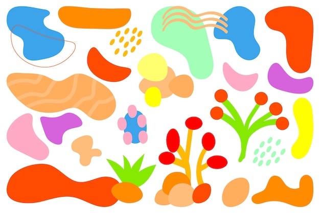 Vibrant Abstract Organic Shapes and Playful Patterns | Jiffy Designs