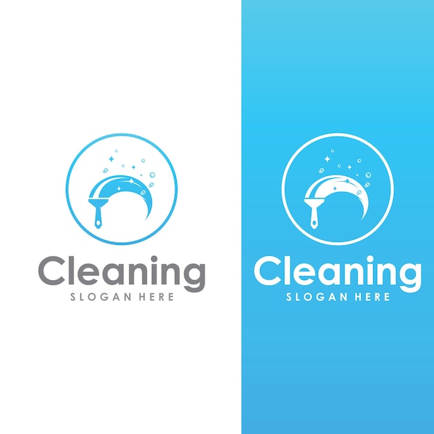 Minimalist Cleaning Service Logo with Crescent Moon Emblem | Jiffy Designs