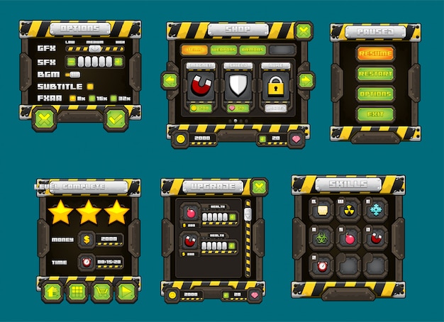 Vibrant Collection of Retro-Inspired Gaming Control Panels | Jiffy Designs