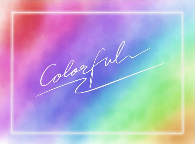 Vibrant Pastel Gradient with Flowing Calligraphic Lettering | Jiffy Designs