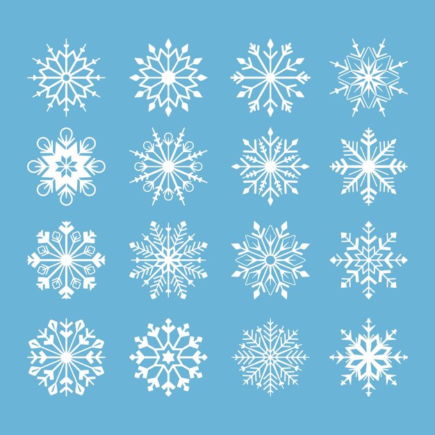 Elegant Snowflake Designs in Intricate Winter Wonderland | Jiffy Designs