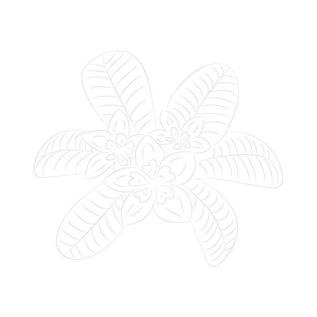 Elegant Floral Motif with Intricate Leaf Details | Jiffy Designs