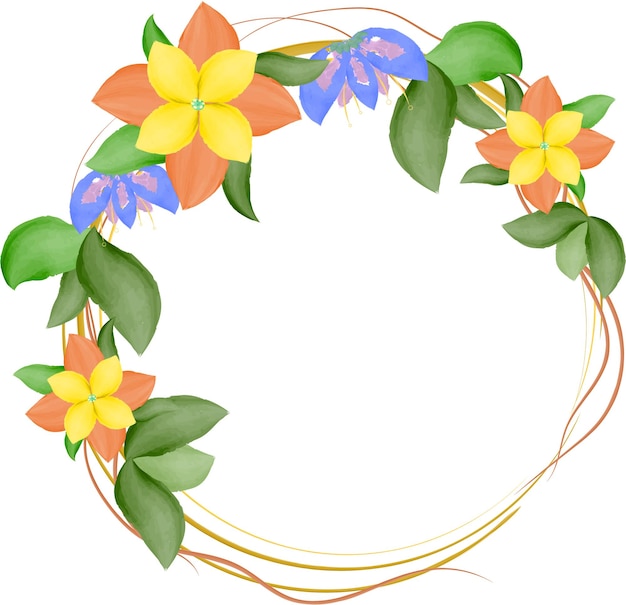 Vibrant Floral Wreath with Lush Greenery | Jiffy Designs