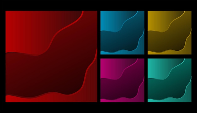 Vibrant Gradient Shapes: A Visually Striking Collection | Jiffy Designs