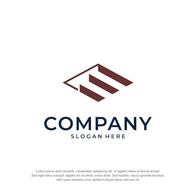 Geometric Emblem with Bold Stripes and Minimalist Design | Jiffy Designs