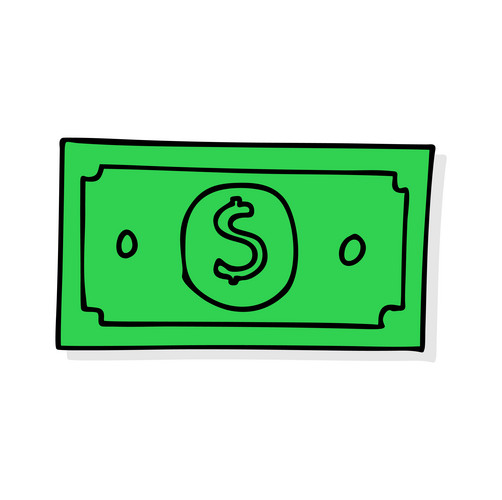 Vector Dollar Sign, Money Dollar Icon Currency Dollar Bill Symbol ...
