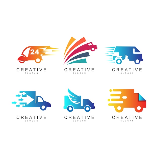 Dynamic Delivery: Vibrant Symbols of Rapid Transportation | Jiffy Designs