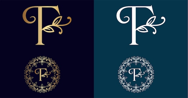 Elegant Monogram Designs with Floral Wreaths | Jiffy Designs