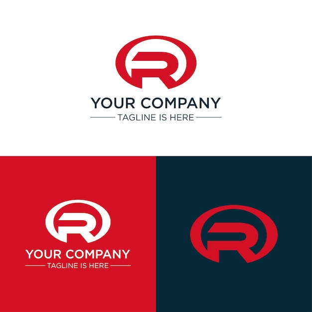 Sleek and Modern Red Letter R Logo for Company | Jiffy Designs