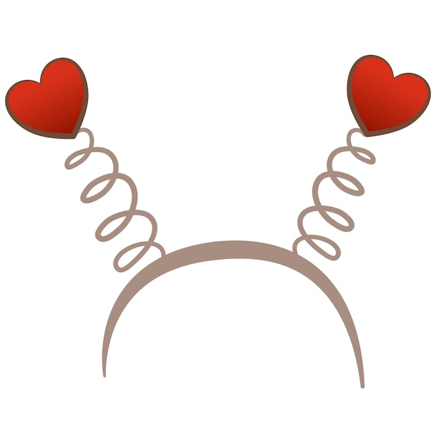 Heart Balloon Antennae Headband Illustration Jiffy Designs