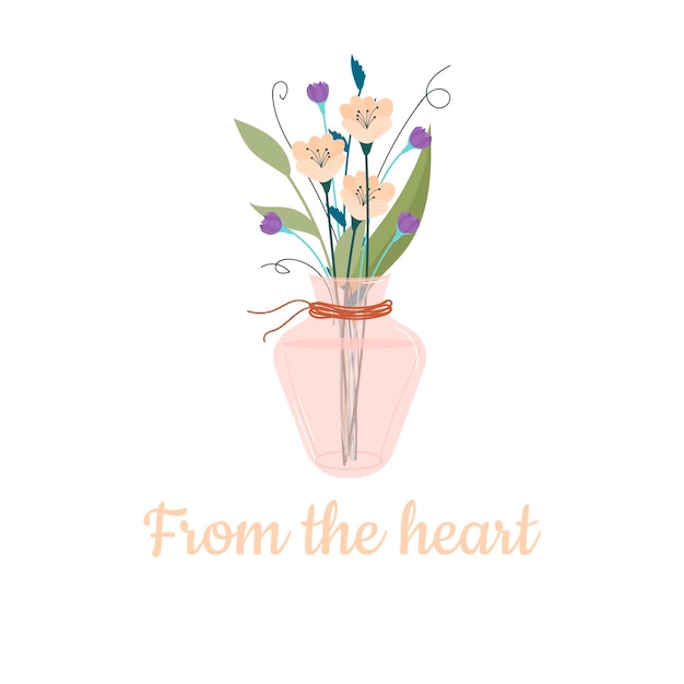 Vibrant Floral Arrangement with Heartfelt Message | Jiffy Designs