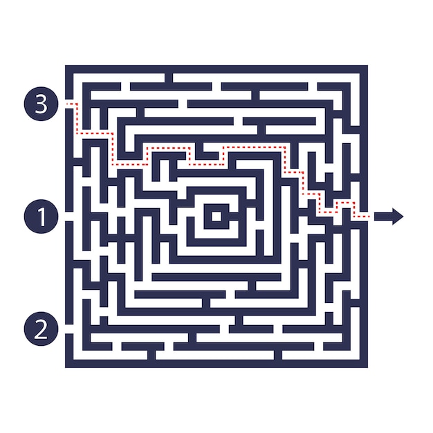Intricate Geometric Maze Pattern | Jiffy Designs
