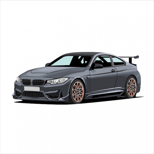 Sleek and Powerful BMW M4 Coupe with Racing Upgrades | Jiffy Designs