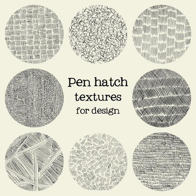 Diverse Pen-Drawn Textures for Artistic Design and Illustration | Jiffy ...