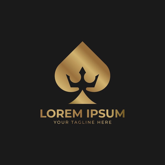 Elegant Spade Symbol: Sophisticated Branding Inspiration | Jiffy Designs