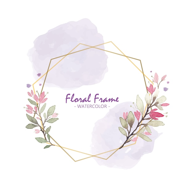 Elegant Floral Frame with Delicate Botanical Elements | Jiffy Designs