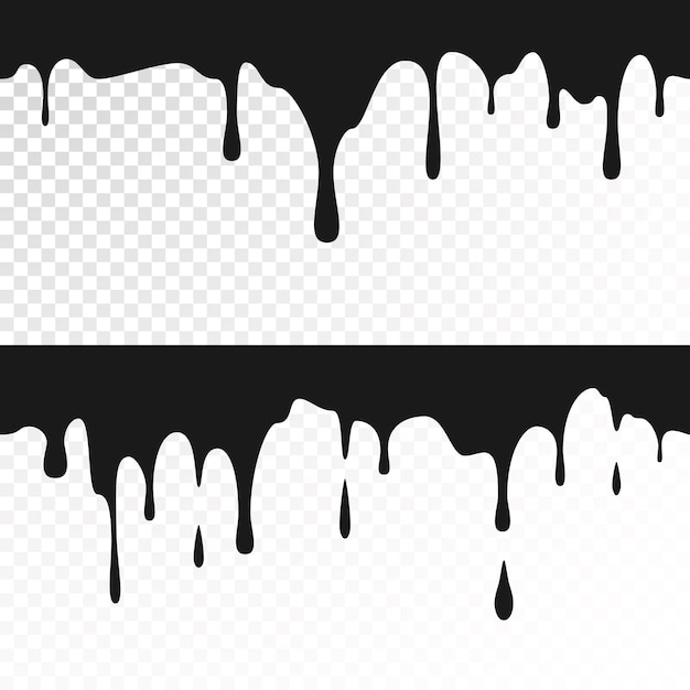 Versatile Monochrome Drip Collection: Elevate Your Designs | Jiffy Designs