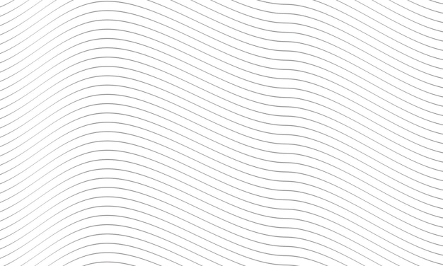 Flowing Lines of Elegant Graphite Waves on White Background | Jiffy Designs