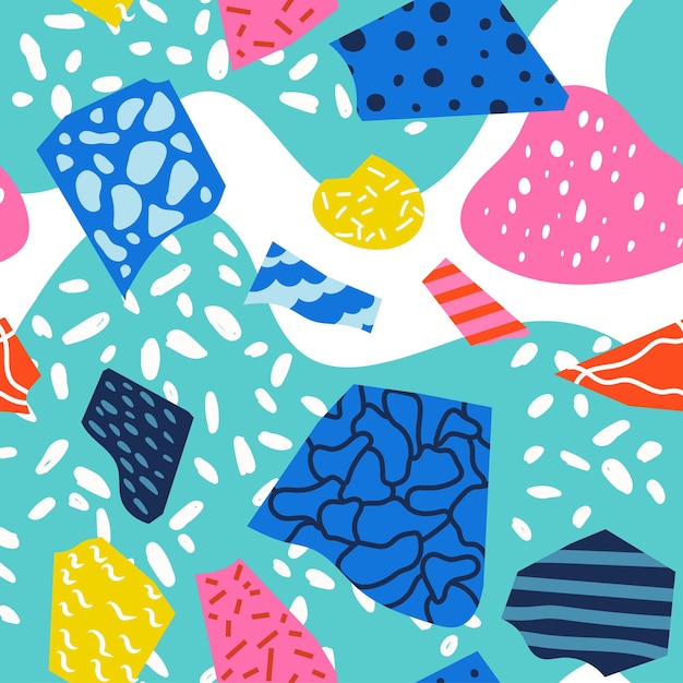 Vibrant Geometric Shapes and Patterns in Playful Composition | Jiffy ...