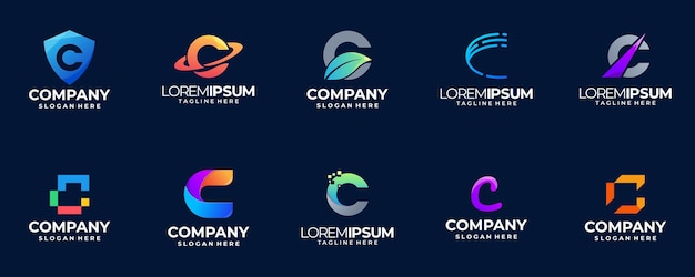 Vibrant Abstract Symbols: A Dynamic Collection of Modern Logos | Jiffy ...