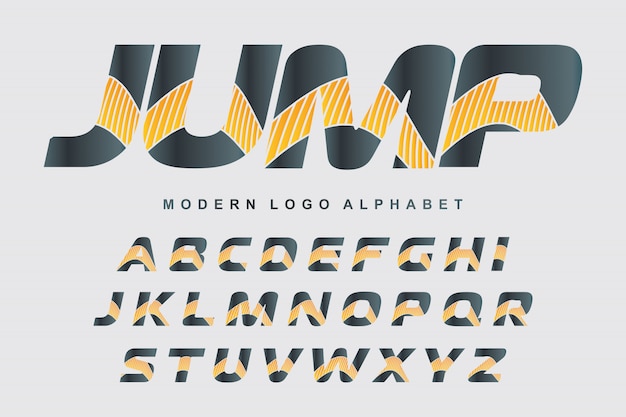 Bold Geometric Lettering: A Modern Alphabet Design | Jiffy Designs