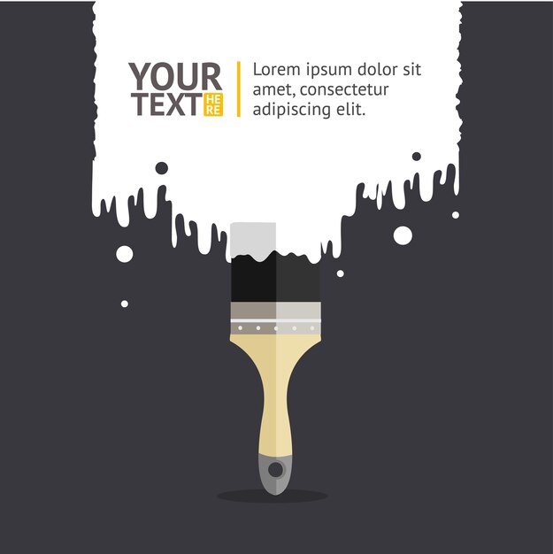 Dripping Paint Brush Silhouette with City Skyline Background | Jiffy ...