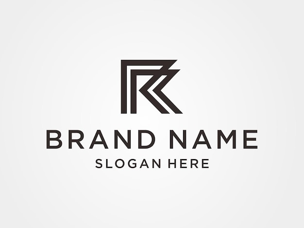 Sleek and Stylish Monogram Logo with Minimalist Design | Jiffy Designs